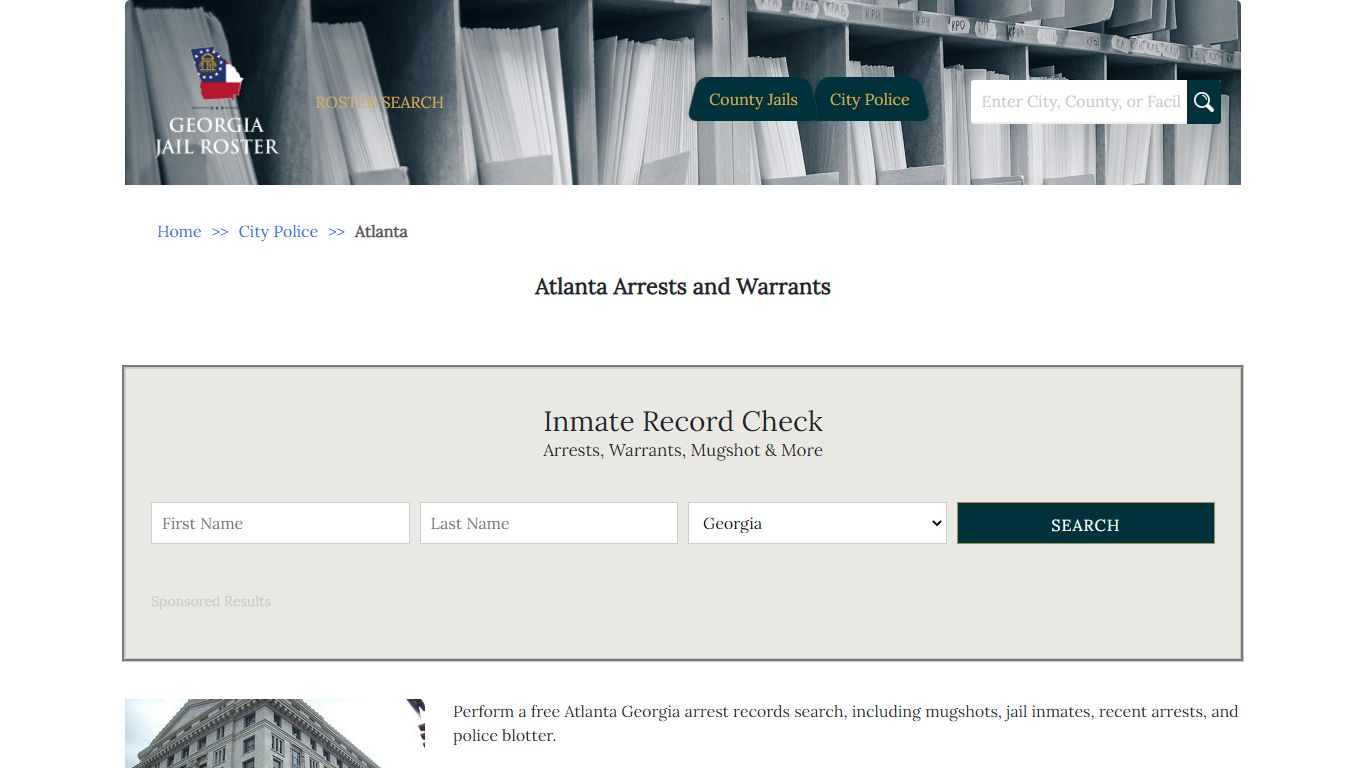 Atlanta Arrests and Warrants | Georgia Jail Inmate Search